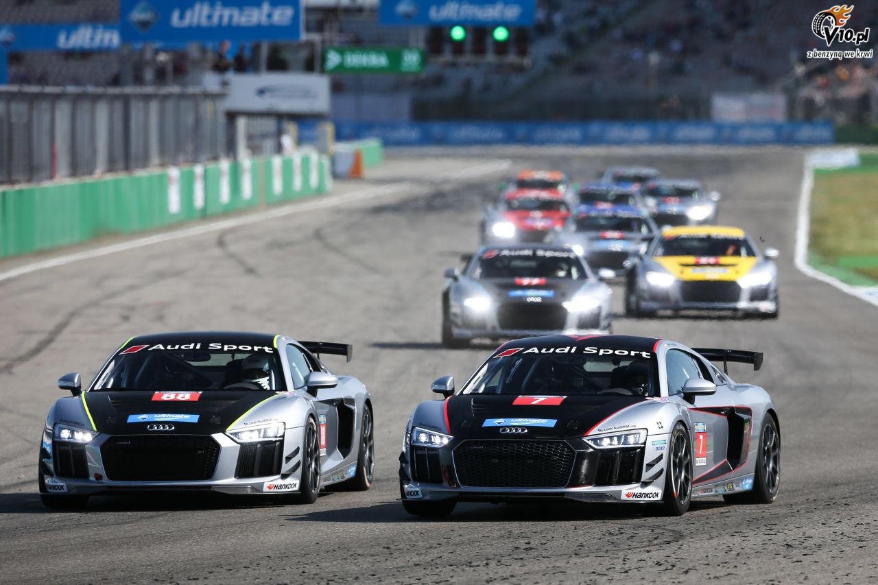 Bartosz Paziewski w Audi R8 MS Cup
