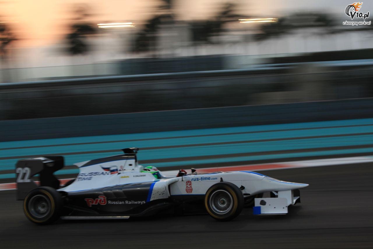 Dalewski najwolniejszy pierwszego dnia testw GP3 na Yas Marina