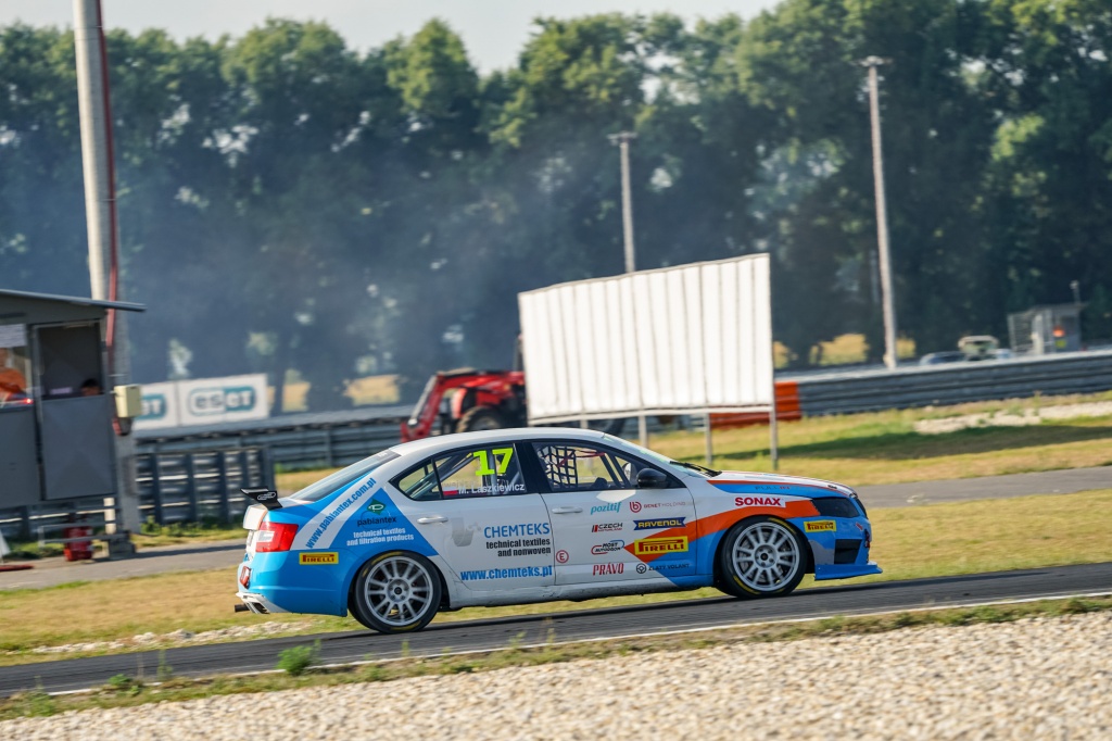 Maciej Łaszkiewicz w Skoda Octavia Cup