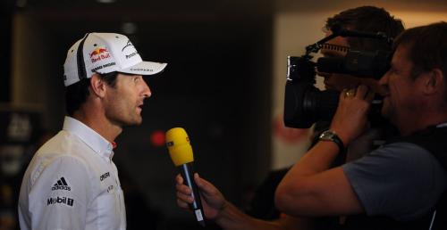 Webber nie chce narażać się dłużej na wypadki