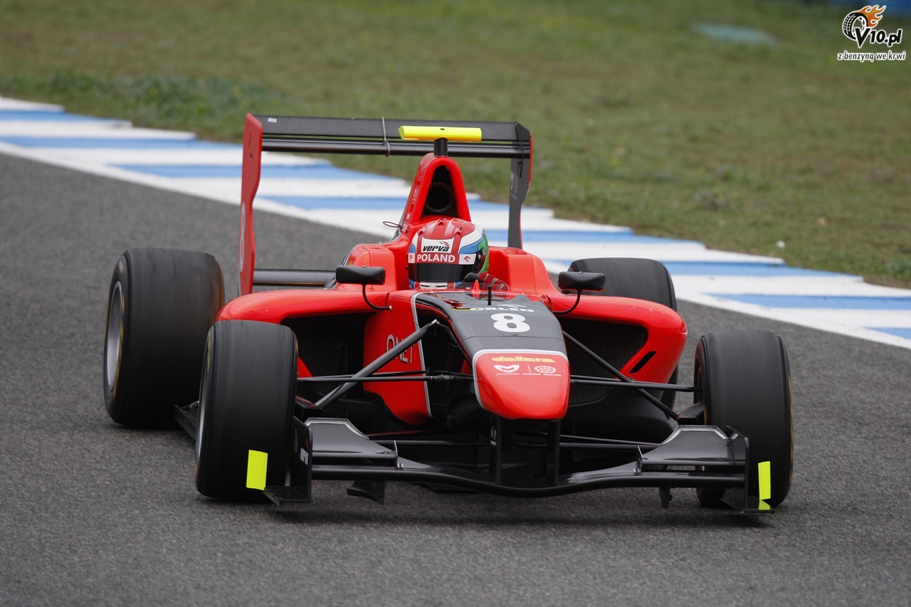 Szczerbiski obiecujco w pierwszym dniu testw serii GP3 na torze Jerez