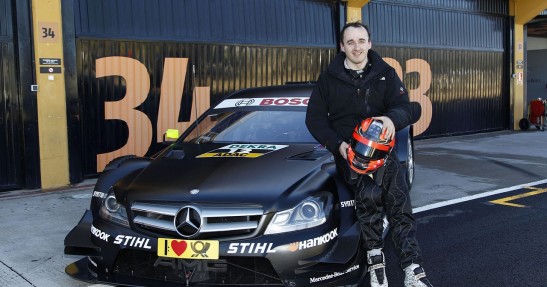 Robert Kubica na testach DTM