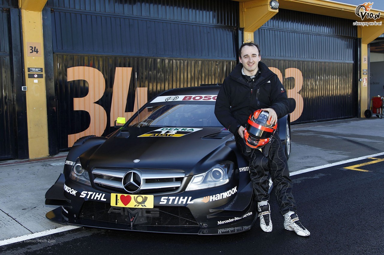 Kubica na testach DTM w Walencji