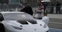 Robert Kubica na testach Lamborghini