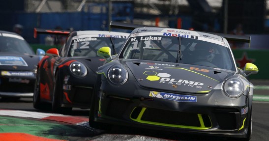 Robert Lukas w Porsche Supercup