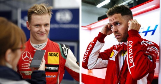 Mick Schumacher i Sebastian Vettel łączą siły na Race of Champions