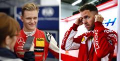 Mick Schumacher i Sebastian Vettel cz siy na Race of Champions