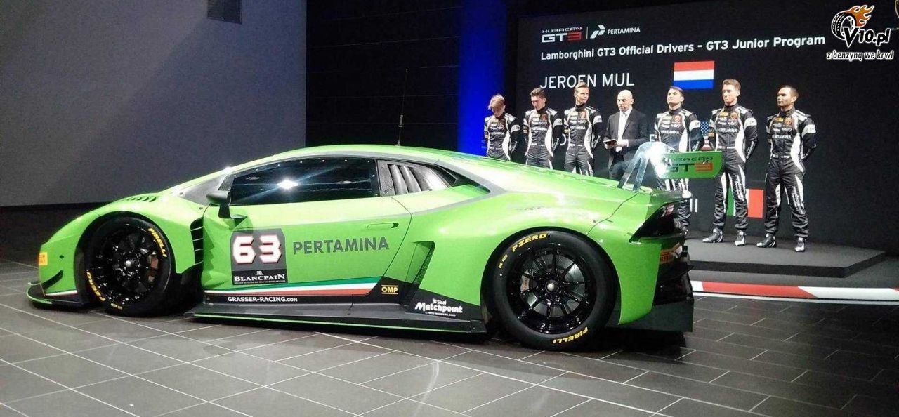 Lamborghini Huracan GT3 oficjalnie zaprezentowane