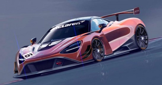 McLaren 720S GT3 na renderach