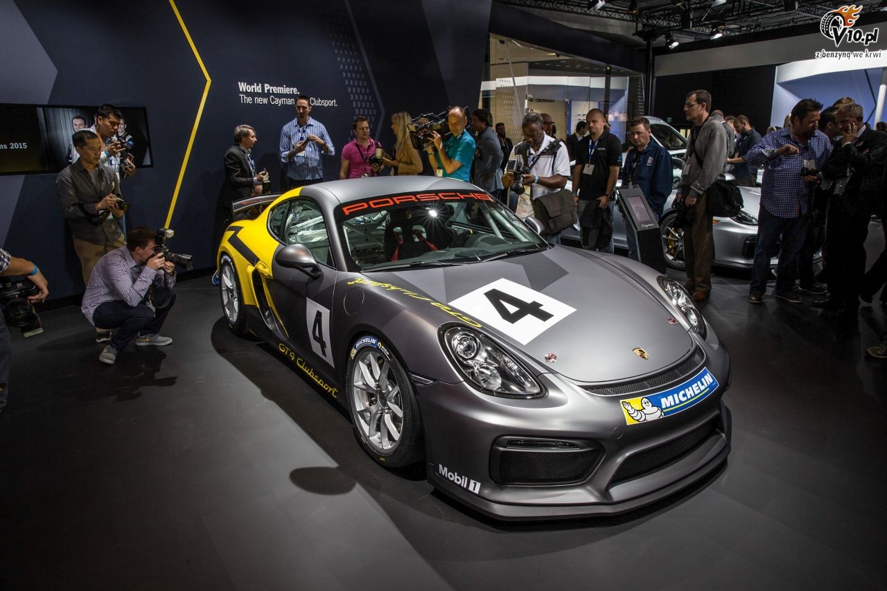 Porsche Cayman GT4 Clubsport zaprezentowane
