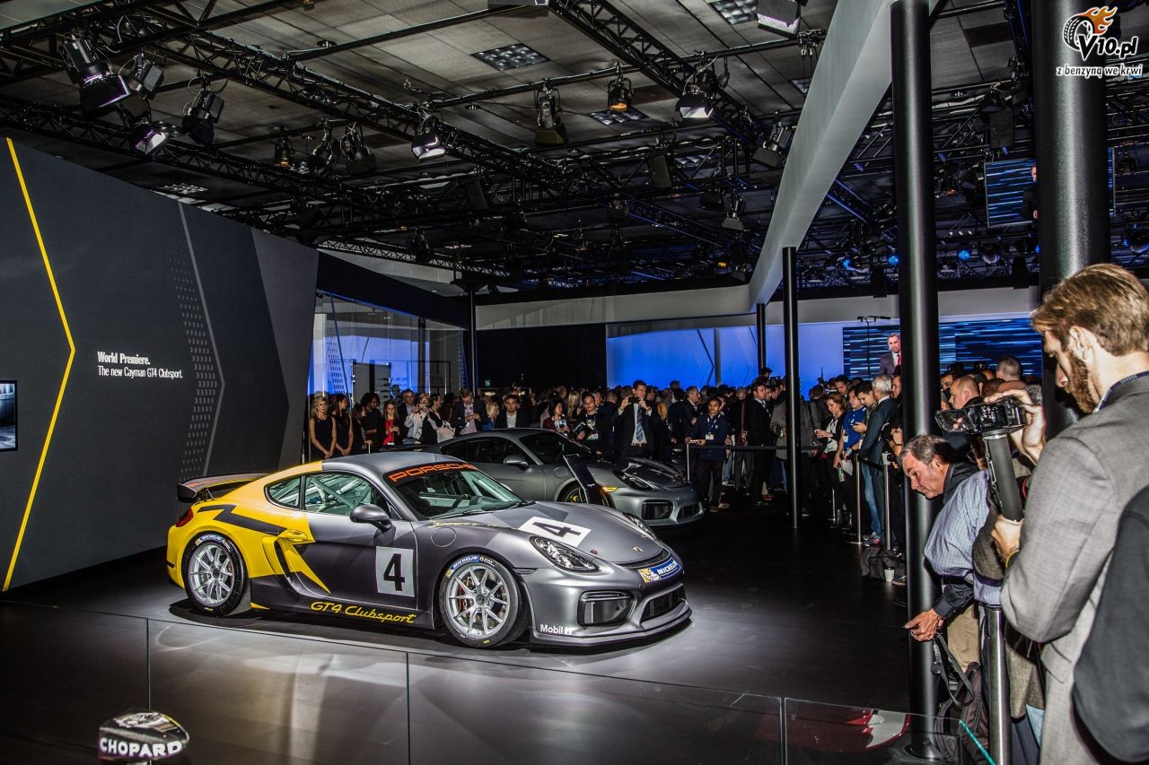 Porsche Cayman GT4 Clubsport zaprezentowane