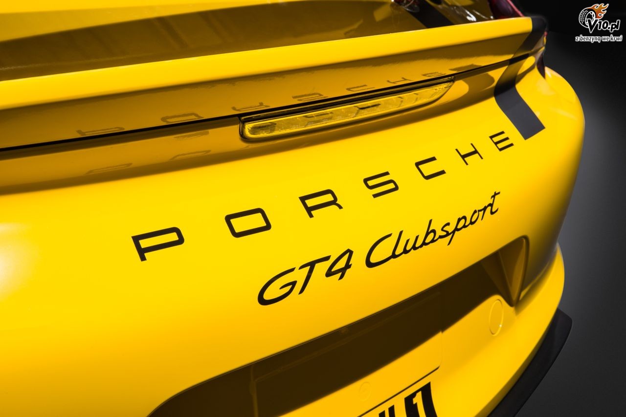 Porsche Cayman GT4 Clubsport zaprezentowane
