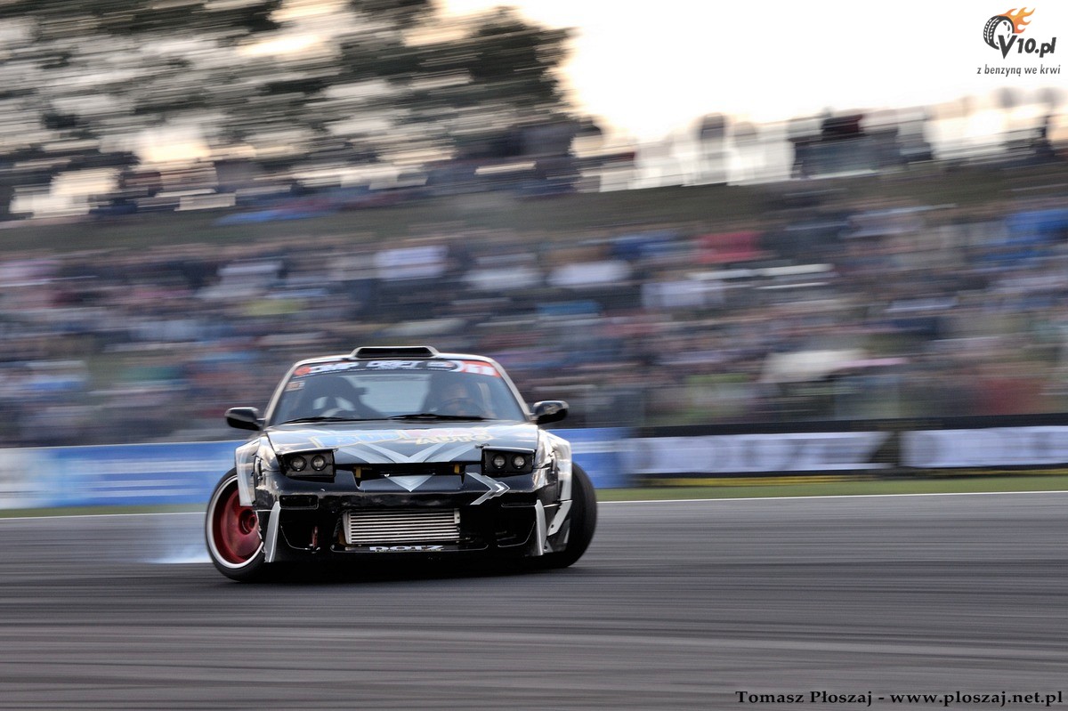 Drifting: Fina Mistrzostw Polski 2013 na Torze Pozna w obiektywie Tomasza Poszaja