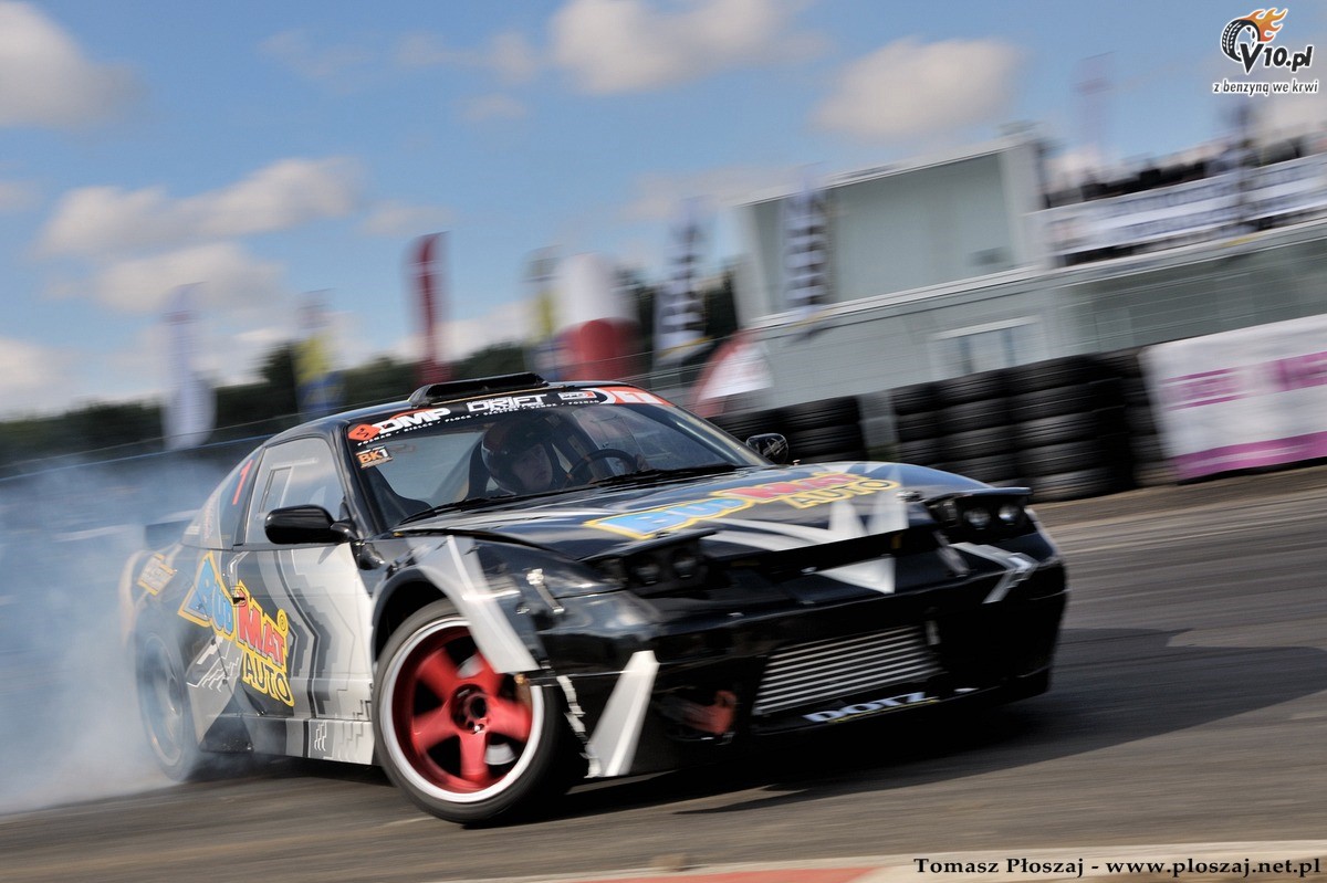 Drifting: Fina Mistrzostw Polski 2013 na Torze Pozna w obiektywie Tomasza Poszaja