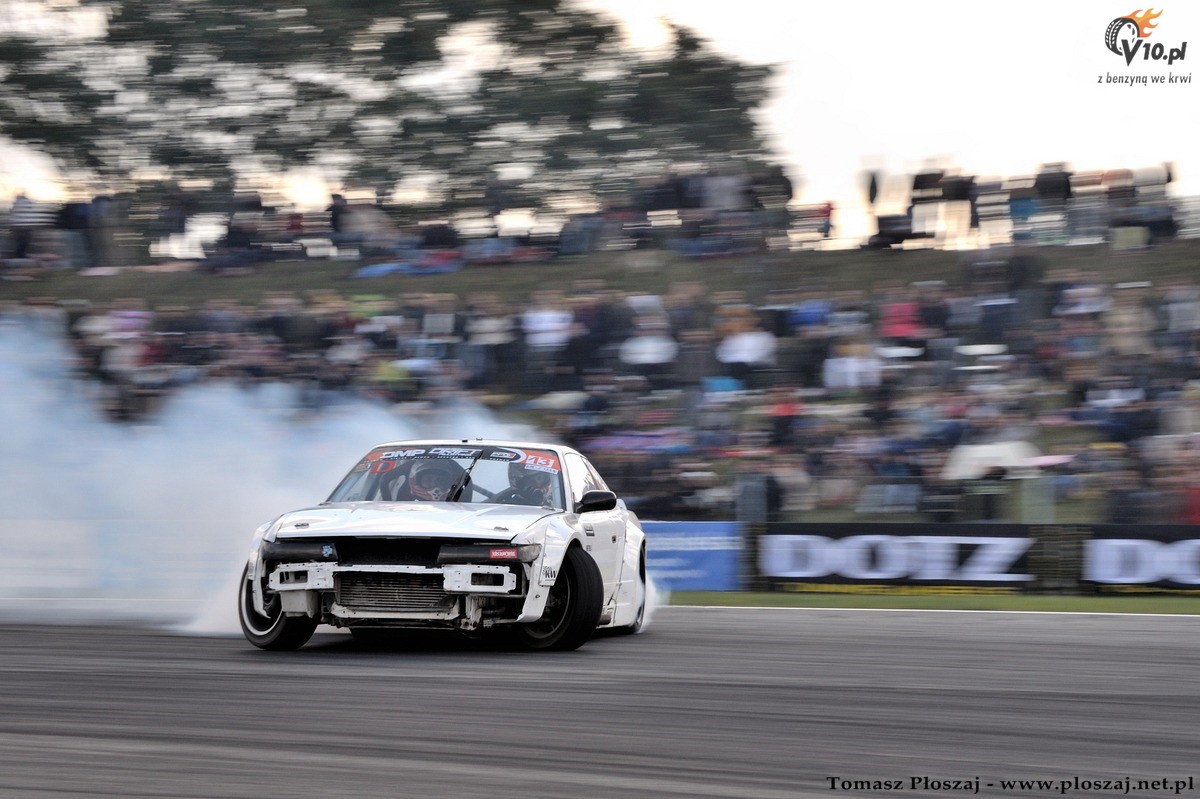 Drifting: Fina Mistrzostw Polski 2013 na Torze Pozna w obiektywie Tomasza Poszaja