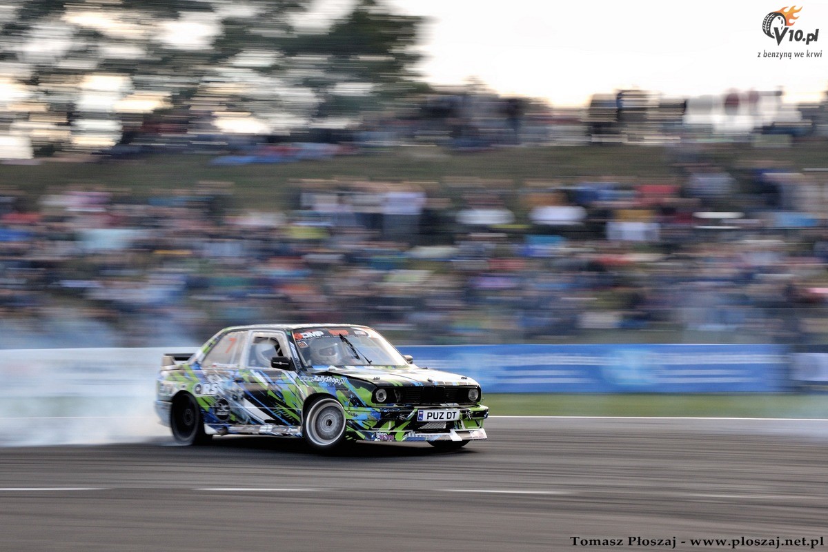 Drifting: Fina Mistrzostw Polski 2013 na Torze Pozna w obiektywie Tomasza Poszaja