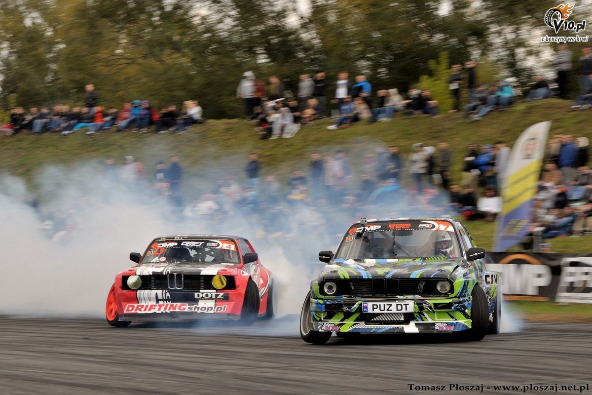 Drifting: Fina Mistrzostw Polski 2013 na Torze Pozna w obiektywie Tomasza Poszaja