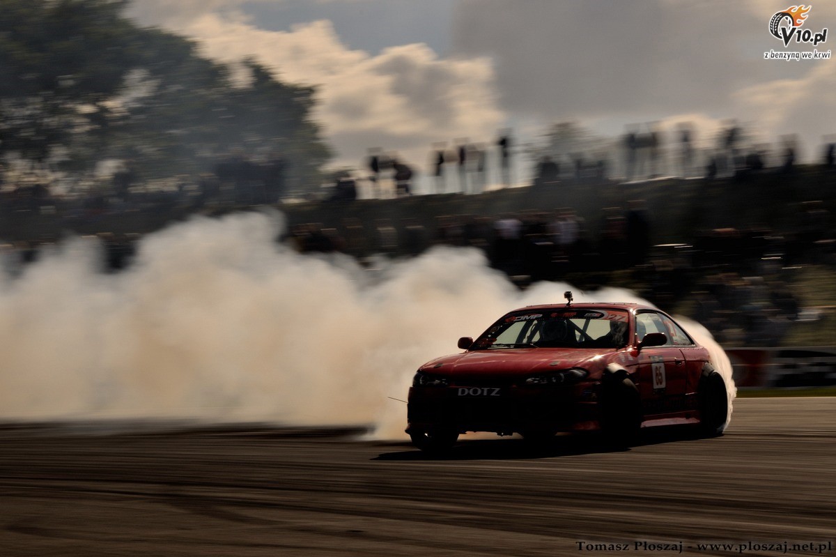 Drifting: Fina Mistrzostw Polski 2013 na Torze Pozna w obiektywie Tomasza Poszaja