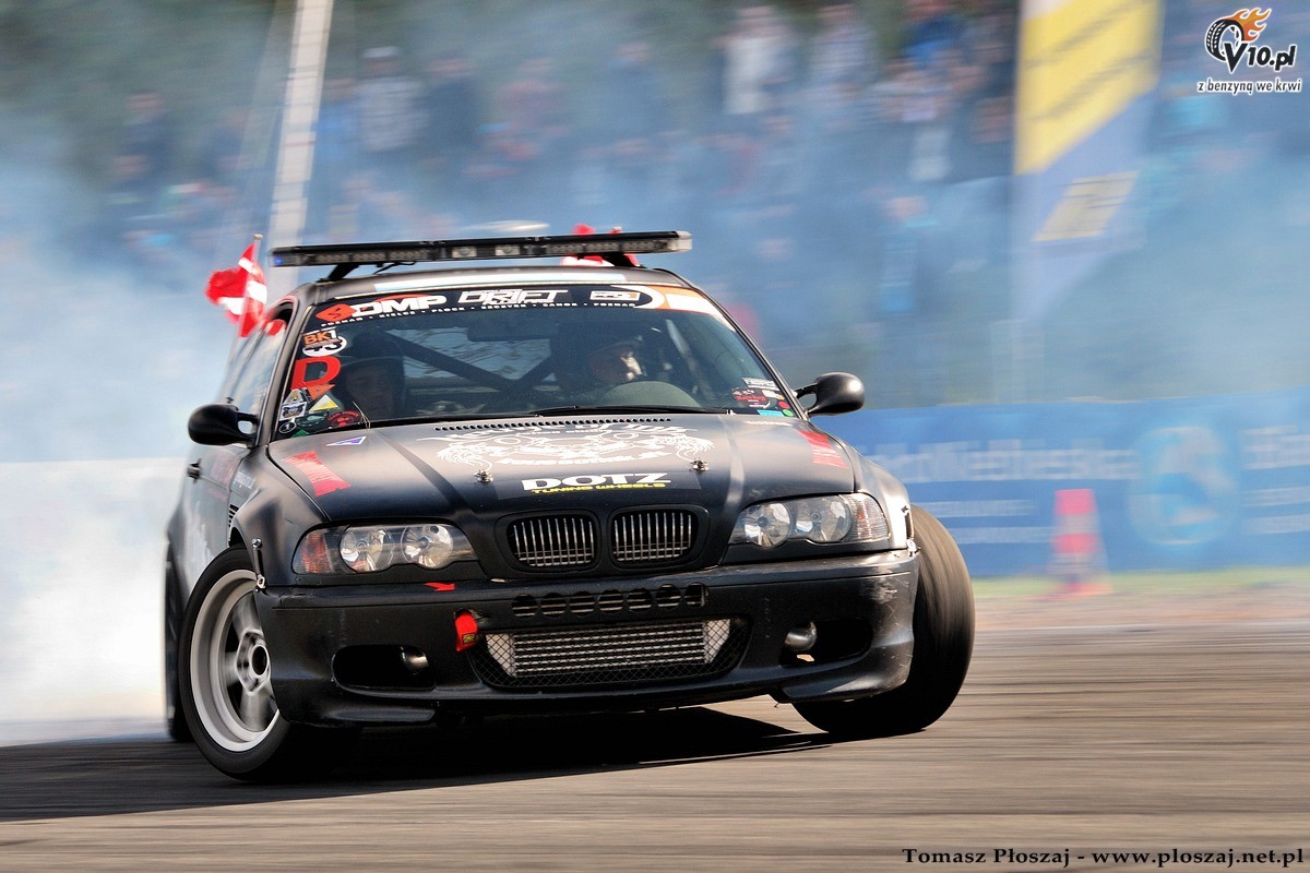 Drifting: Fina Mistrzostw Polski 2013 na Torze Pozna w obiektywie Tomasza Poszaja