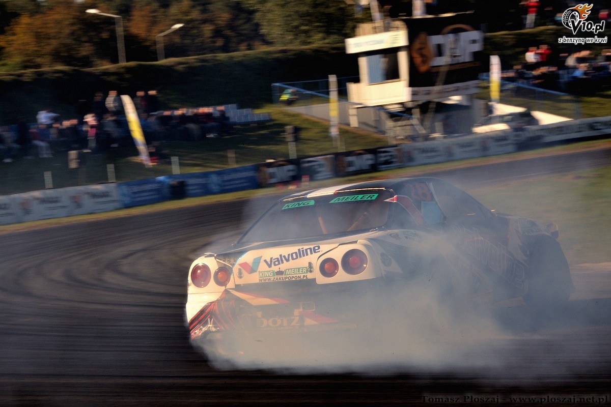 Drifting: Fina Mistrzostw Polski 2013 na Torze Pozna w obiektywie Tomasza Poszaja