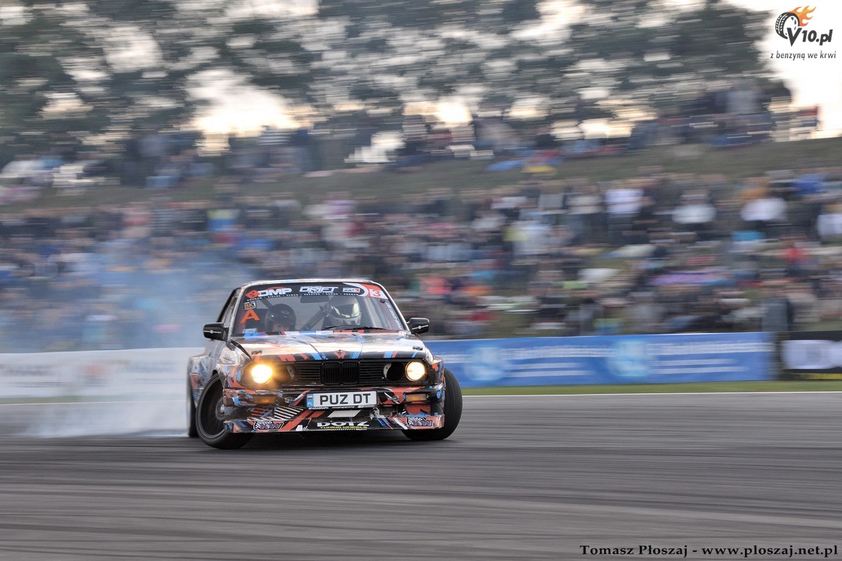 Drifting: Fina Mistrzostw Polski 2013 na Torze Pozna w obiektywie Tomasza Poszaja