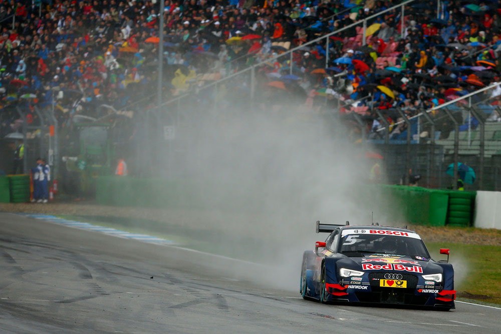 DTM: Ekstrom zdobywa pole position o wos na mokrym Red Bull Ringu