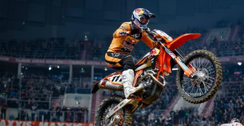 Tadeusz Błażusiak podczas zawodów MŚ SuperEnduro w Krakowie