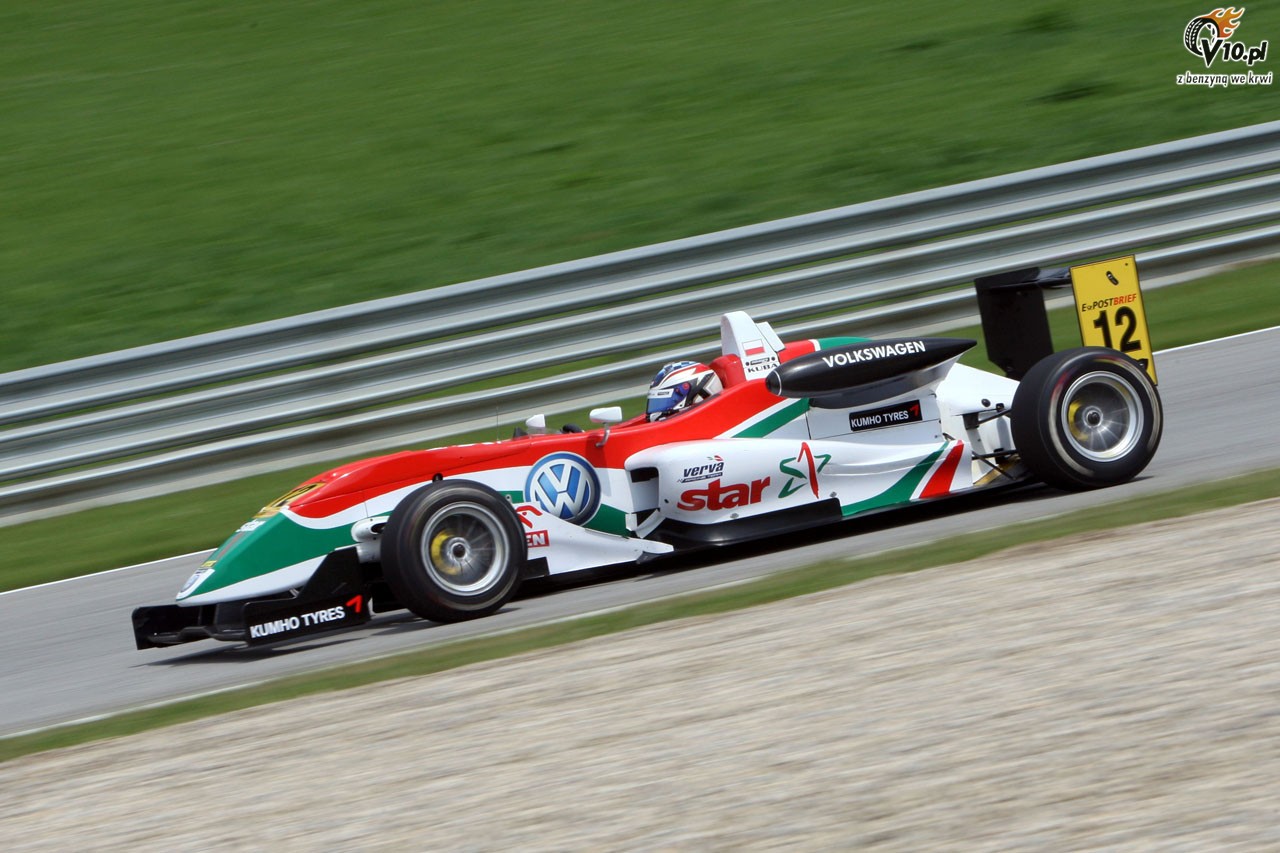 F3 Euro Series, Nurburgring: Mehri wygrał 2 razy. Giermaziak daleko