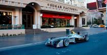 Bolid Formuły E na ulicach Las Vegas. Zobacz wideo