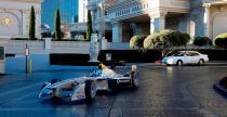 Bolid Formuły E na ulicach Las Vegas. Zobacz wideo