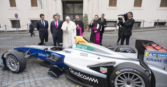 Formuła E gościła u papieża