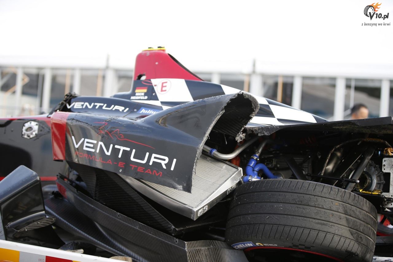 Heidfeld i kolejny wypadek w Formule E