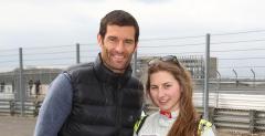 Gosia Rdest dostaa wskazwki od Marka Webbera podczas weekendu wycigowego BRDC F4 na Silverstone