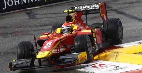 GP2: Rossi zwycizc mokrych kwalifikacji w Monako
