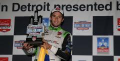 IndyCar: Sensacyjna wygrana Munoza w deszczowym wycigu w Detroit