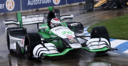 IndyCar: Sensacyjna wygrana Munoza w deszczowym wyścigu w Detroit