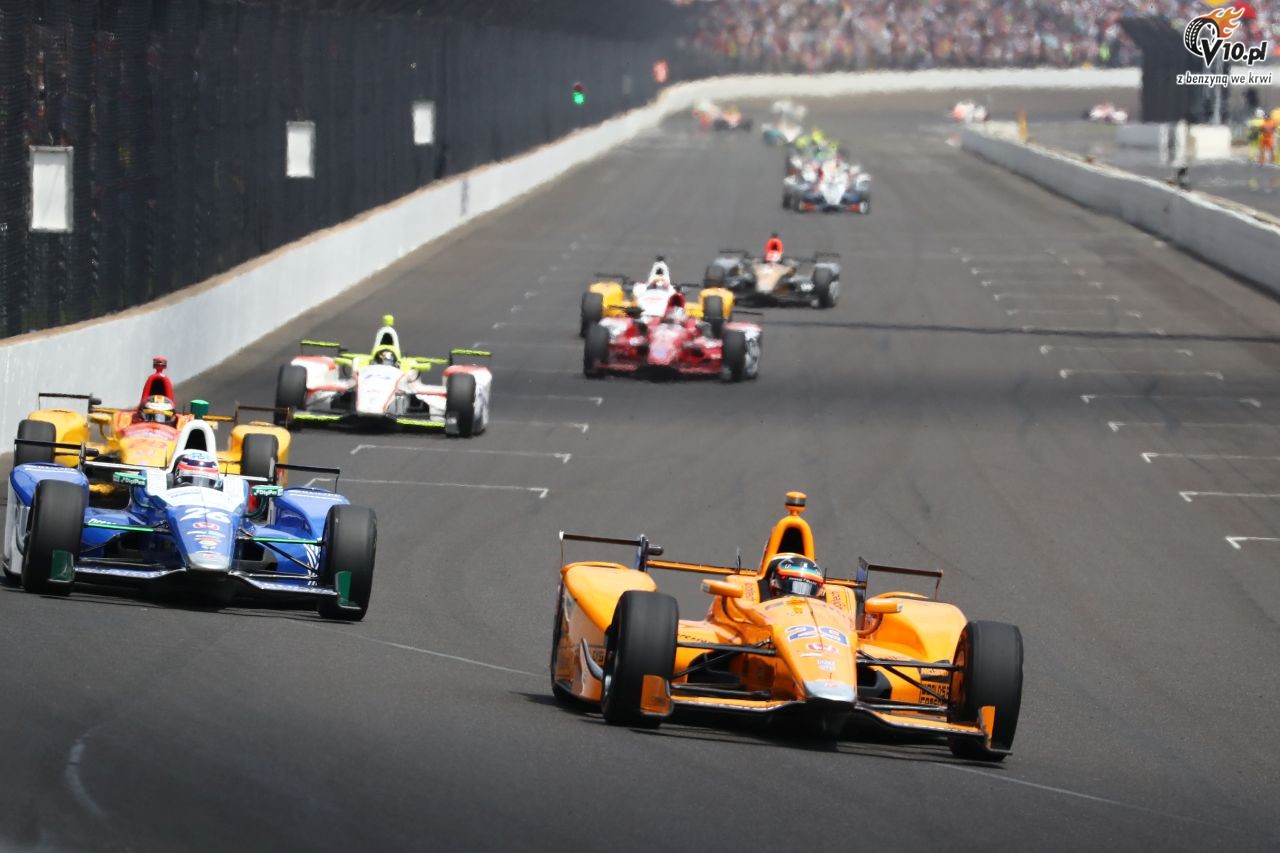 Fernando Alonso w Indianapolis 500