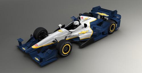 Bolid IndyCar z nowym pakietem aero Chevroleta ujawniony