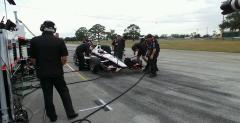 Juan Pablo Montoya wr�ci� do bolidu. Zobacz video z testu w IndyCar na torze Sebring
