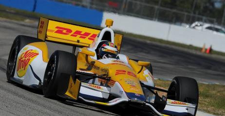 Indycar, Milwaukee, Wycig: Hunter-Reay wygrywa po raz pierwszy w sezonie