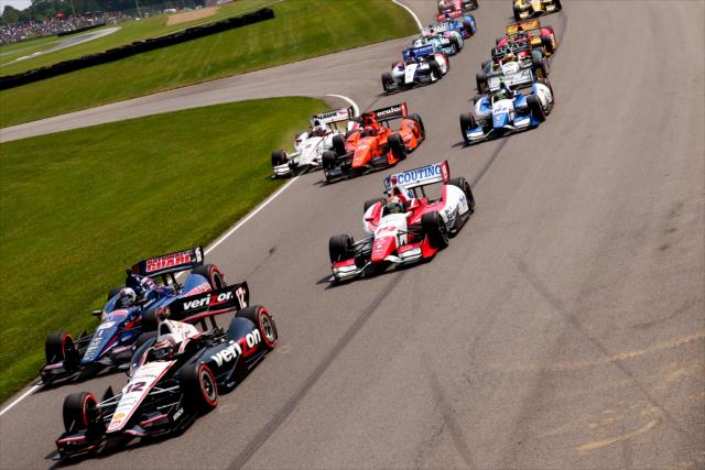 IndyCar: Dixon wygrywa z ostatniego pola w Ohio