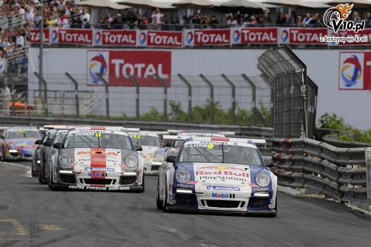 Sebastien Loeb zdominowa wycigowy weekend Porsche Matmut Carrera Cup w Pau