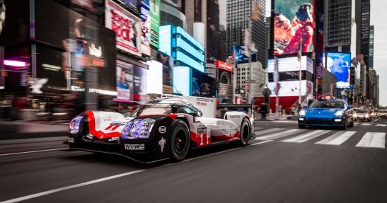 Porsche LMP1 przejechało się ulicami Nowego Jorku