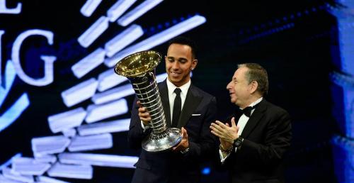Hamilton odebrał puchar mistrza świata Formuły 1