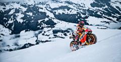 Marquez, motocykl MotoGP i przejażdżka w Alpach