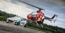 Kuba Przygoński, Felix Baumgartner i drifting z helikopterem na ogonie
