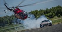 Kuba Przygoski, Felix Baumgartner i drifting z helikopterem na ogonie