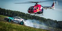 Kuba Przygoski, Felix Baumgartner i drifting z helikopterem na ogonie