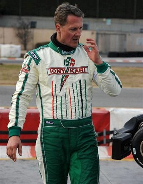 Karting: Karol Basz trenował z Michaelem Schumacherem
