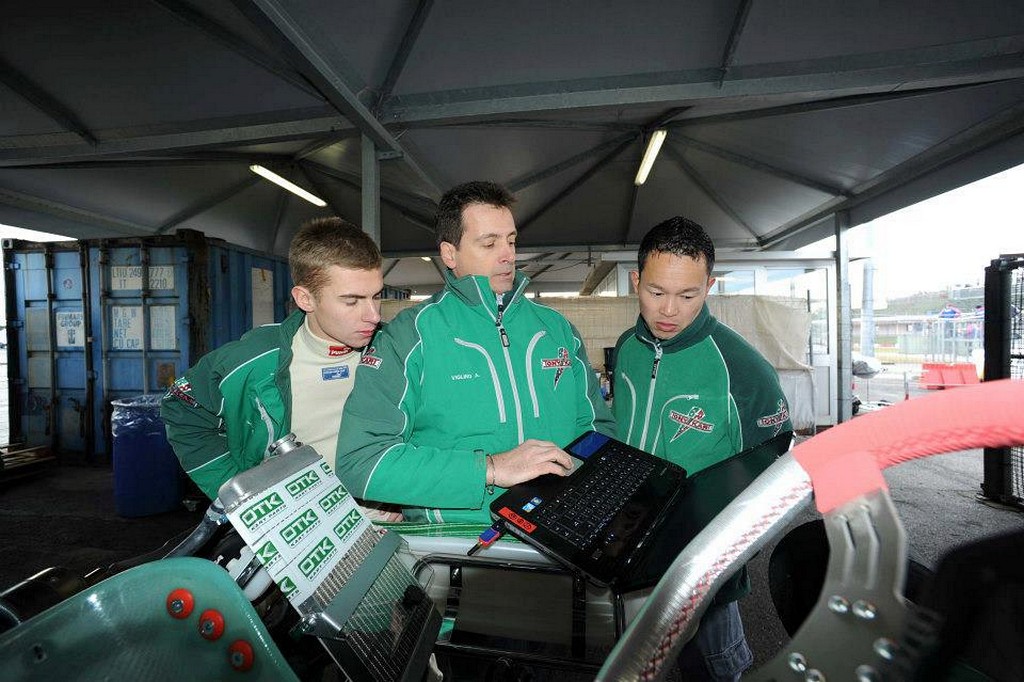Karting: Karol Basz trenował z Michaelem Schumacherem